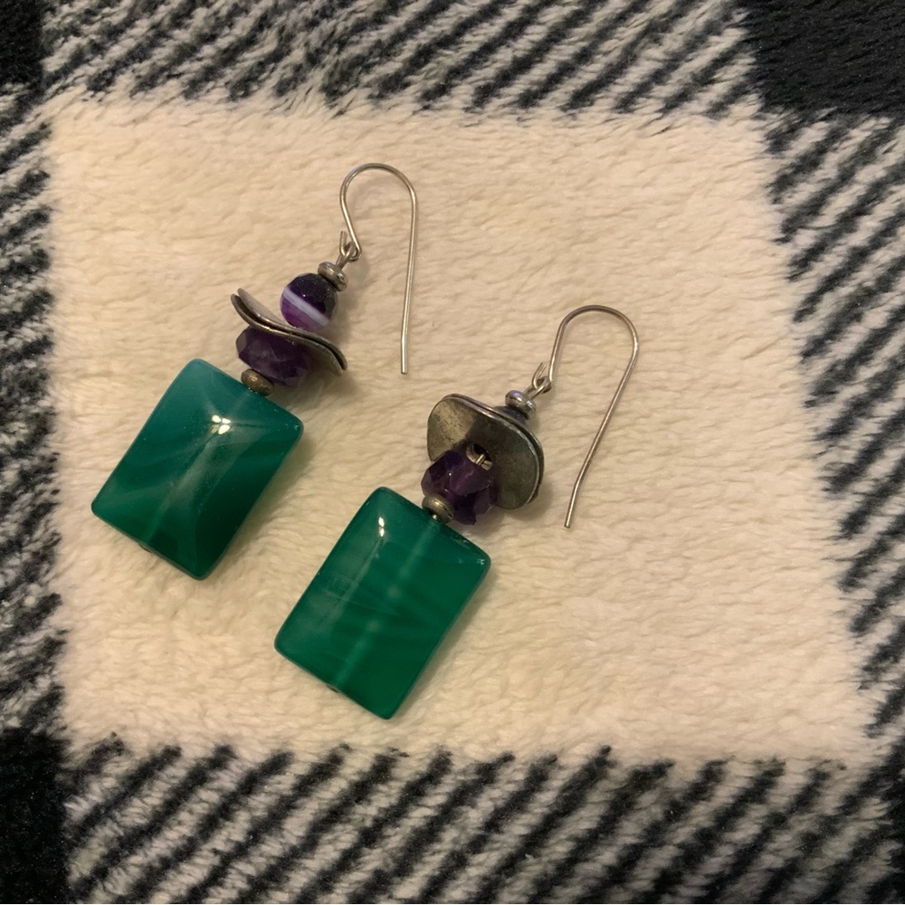 Pierced Earrings.  2in in length.